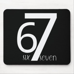 Leuke Zes Zeven 6 7 Meme Ontwerp 6 7 Muismat