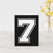 Leuke zes zeven 6 7 Meme ontwerp  Kaart (Gele Bloem)