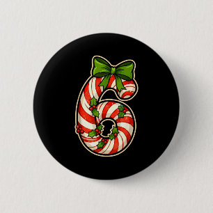 Leuke Zes Zeven 6 7 Meme Ontwerp Kerst Voor Mannen Ronde Button 5,7 Cm