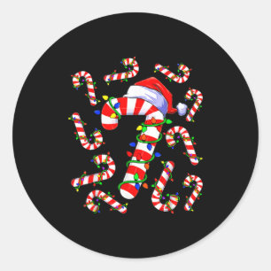 Leuke zes zeven 6 7 Meme ontwerp Kerstkoppels Ca Ronde Sticker
