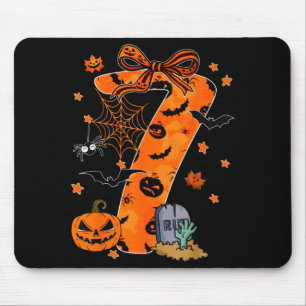Leuke Zes Zeven 6 7 Meme Ontwerp Koppels Halloween Muismat