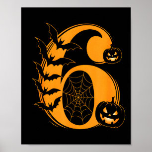 Leuke Zes Zeven 6 7 Meme Ontwerp Koppels Halloween Poster