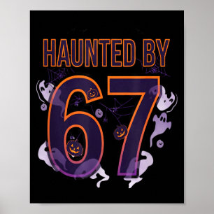 Leuke Zes Zeven 6 7 Meme Ontwerp Koppels Halloween Poster