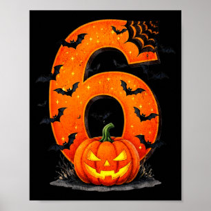 Leuke Zes Zeven 6 7 Meme Ontwerp Koppels Halloween Poster