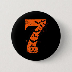 Leuke Zes Zeven 6 7 Meme Ontwerp Koppels Halloween Ronde Button 5,7 Cm
