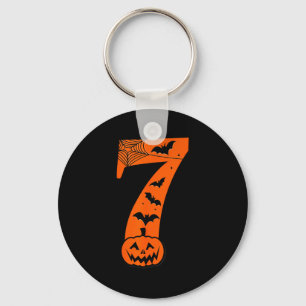 Leuke Zes Zeven 6 7 Meme Ontwerp Koppels Halloween Sleutelhanger