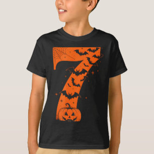Leuke Zes Zeven 6 7 Meme Ontwerp Koppels Halloween T-shirt