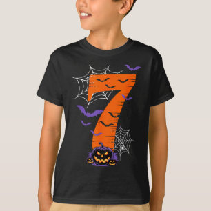 Leuke Zes Zeven 6 7 Meme Ontwerp Koppels Halloween T-shirt