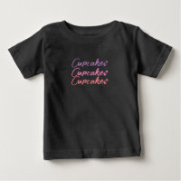 Leuke Zoete Cute Cupcakes Baby T-Shirt