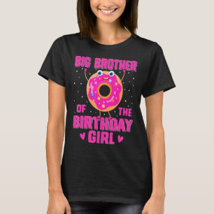 Leuke zoete donut familie grote broer van de geboo t-shirt