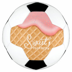 Leuke Zoete Overwinning Roze Ijs Voetbal