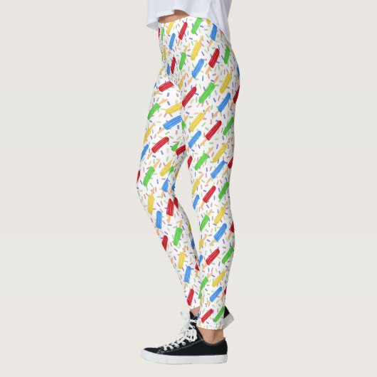 Leuke zomer Ice Poppen en Sprinkles Pattern Leggings (Links)