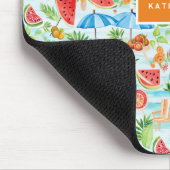 Leuke zomer stijlvol monogram muismat (Hoek)