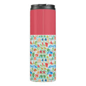 Leuke zomer stijlvol monogram thermosbeker (Achterkant)