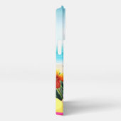 Leuke zomer strand scène iPhone hoesje (Rechterkant)