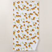 Leuke zomer Taco Margarita print patroon Strandlaken (Voorkant)