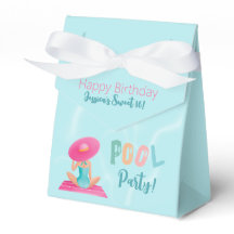 Leuke Zomer Zwembad Party Waterverf Sweet 16