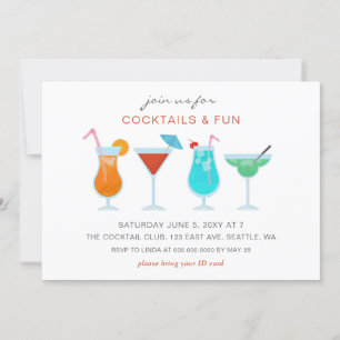 Leuke zomerdrankjes Cocktailparty Kaart