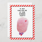 Leuke Zomerfeest uitnodigingen (Voorkant / Achterkant)