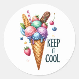 Leuke Zomerijs Stickers