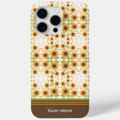 Leuke Zonnebloem Geel Uniek Patroon Aangepaste Naa Case-Mate iPhone Case (Achterkant)