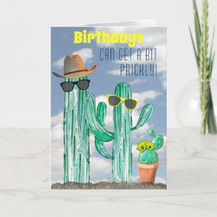Leuke Zuidwestelijke Aquarel Cactus Sjabloon