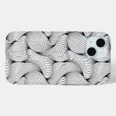 Leuke zwart-witte verweven lijnen Case-Mate iPhone case (Achterkant (horizontaal))