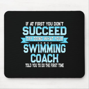 Leuke Zwemcoach Meme - Grappige Zwemmer Zegging Muismat