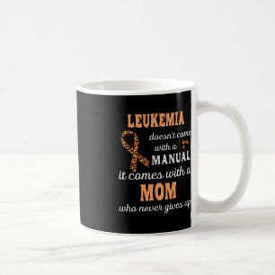 Leukemia awareness Mom Support Leukemia Warrior Koffiemok