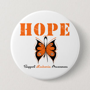 Leukemia Butterfly Ronde Button 7,6 Cm