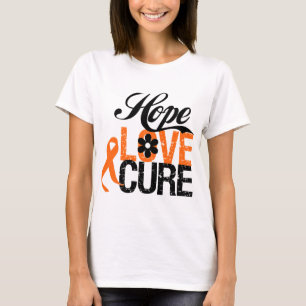 LEUKEMIA Hope Love Cure Gifts T-shirt