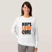 Leukemia Love Cure T-shirt (Voorkant volledig)