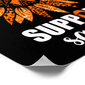 Leukemia Support Squad-Shirt Poster (Hoek)