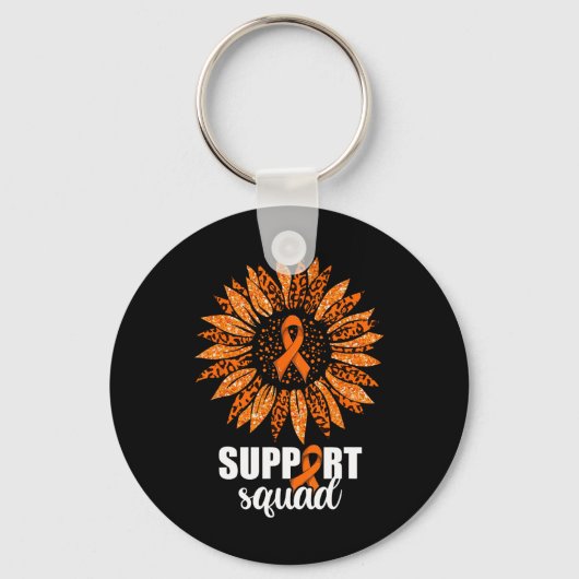 Leukemia Support Squad-Shirt Sleutelhanger (Voorkant)