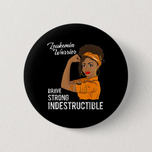 Leukemie Aankomst of niet-destructieve kanker Over Ronde Button 5,7 Cm