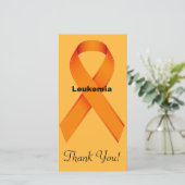 Leukemie Bedankkaart (Staand voorkant)