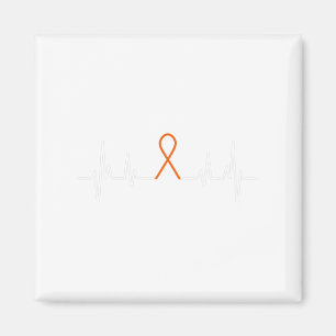 Leukemie Bewustheid Bloedkanker Oranje Lint Magneet