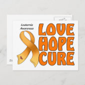Leukemie Bewustheid Briefkaart (Voorkant / Achterkant)
