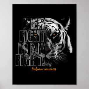 Leukemie Bewustheid Haar strijd is mijn strijd Poster