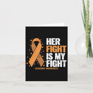 Leukemie Bewustheid Haar strijd is mijn strijd teg Kaart