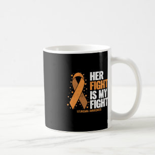Leukemie Bewustheid Haar strijd is mijn strijd teg Koffiemok