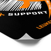 Leukemie Bewustheid Mannen Vrouwen Kinder familie  Poster (Hoek)