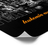 Leukemie Bewustheid Poster (Hoek)