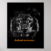 Leukemie Bewustheid Poster (Voorkant)