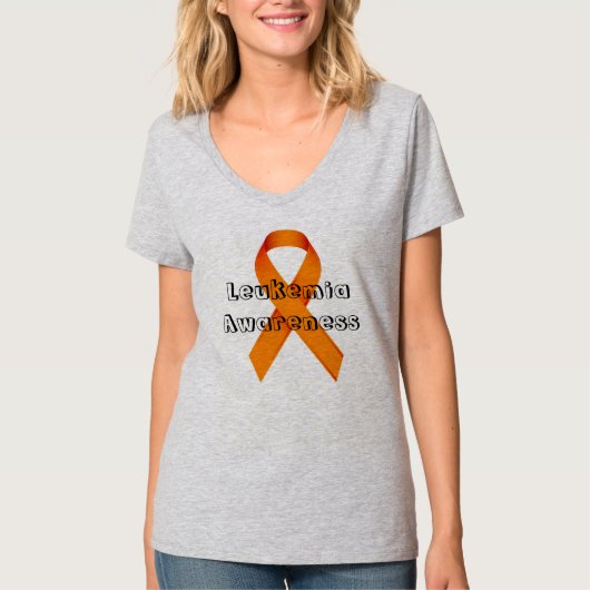 Leukemie Bewustheid T-shirt (Voorkant)