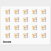 Leukemie Bewustmakende Maand Butterfly 3.1 Ronde Sticker (Vel)
