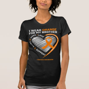 Leukemie Bewustmaking Broeder geeft Kind leukemie  T-shirt