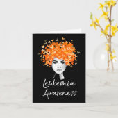 Leukemie Bewustmaking Butterflies Gift Kaart (Gele Bloem)