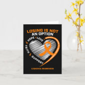 Leukemie Bewustmaking Mannen Vrouwen Kind Le Kaart (Gele Bloem)