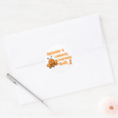 Leukemie Bewustmakingsmaand Bijen 1.3 Ronde Sticker (Envelop)